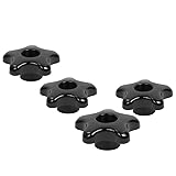 Star Thru Hole Knob 1/4" x 20-4 Pack by Peachtree
