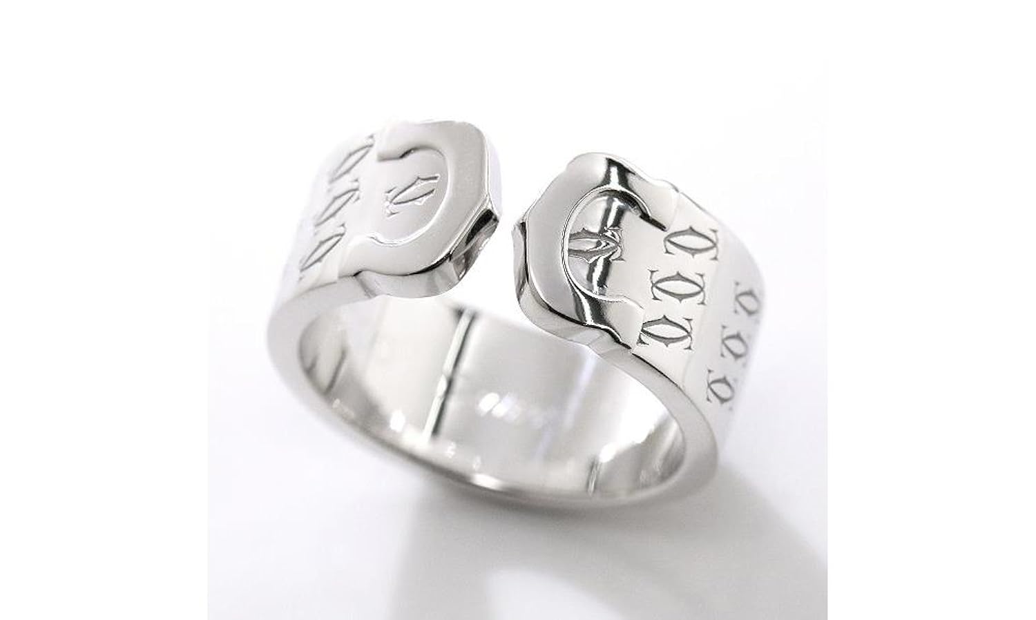 お歳暮 カルティエ Cartier 2c リング 52 00年 クリスマス限定 K18wg 18金ホワイトゴールド 750 指輪 中古 B0797sgwvd Studioweb Com