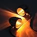 INNOGLOW Motorcycle Turn Signal Lights 2pcs Bullet Front Rear Turn Signals Indicator Blinkers Amber Lights Fits for Harley Suzuki Kawasaki