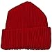 Solid Plain Watch Cap Beanie - Red