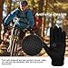 Vbiger Men Winter Warm Gloves Windproof Anti-slip Touch Screen Gloves Cold Weather Gloves Liner (L) Black