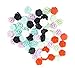 yueton?Pack of 50 Mixed Color Resin Rose Flower Flatback Appliques for DIY Phone/Scrapbooking/Craft