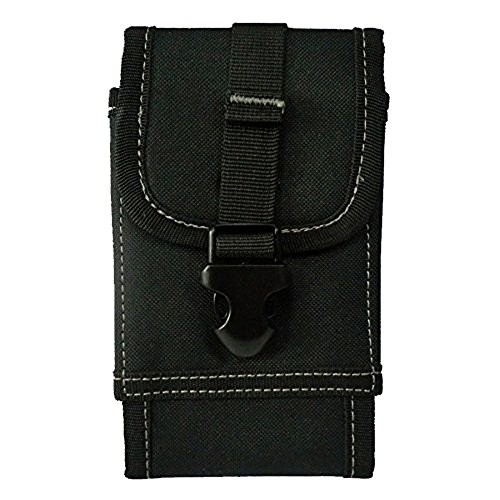For Samsung J3, LefRight Outdoor Compact Pocket Organizer Waist Pouch Holster (BlackG)