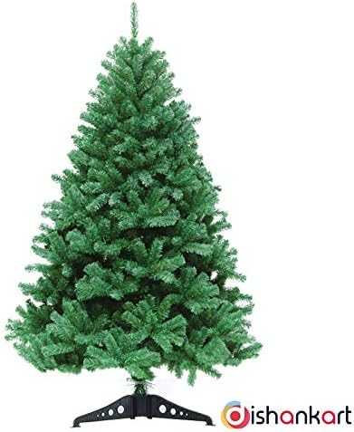 DishanKart 3 Feet Christmas Tree with Plastic Stand for Christmas Home Decor
