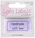 Blumenthal Lansing Iron-On Lovelabels 4/Pkg-Handmade with Love