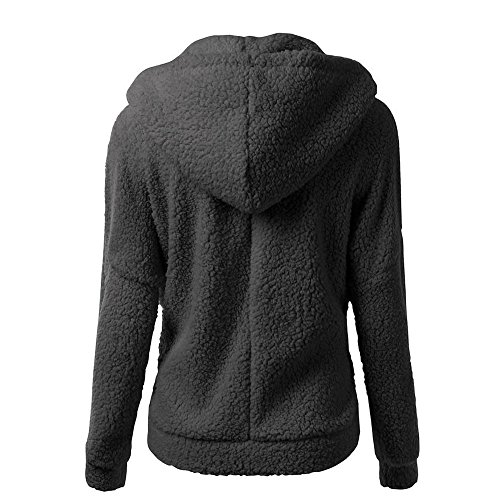 F_topbu Women Coats Winter Clearance,Womens Long Sleeve Warm Collar Hooded Coat Jackets Denim Trench Parka Outwear Hoodies