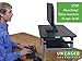LIFT – Tall, Sturdy Adjustable Height Computer Monitor Stand for Sitting & Standing Desk. Single & Dual Monitor Riser Holds iMac & Laptop, Blackthumb 4