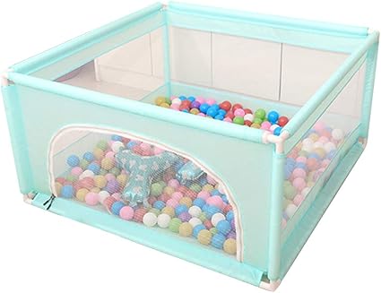 Xsj Laufgitter Baby Stift Spielen Zaun Fur Babys Kleinkinder Kinder Spielplatz Spielzeug Zelte Sauglingsspielgerate Aktivitat Center Sicherheit Playard 120 X 120 X 62 Cm Hellgrun Amazon De Kuche Haushalt