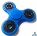 SHINEROLL Fidget Hand Tri-Spinner w Hybrid Ceramic Bearing Glow in the Dark - For Adults and Children - Anxiety and Stress Reliever, Excellent for ADD, ADHD AND AUTISM (Fluorescent Blue)