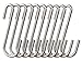 COMPONO (32 Pack) Stainless Steel Hooks S Shaped Hooks Pot Hooks S Hooks Heavy Duty Pot Rack Hooks Stainless Steel Hook pan Hooks Shelf Hook Kitchen Towel Hooks Stainless Hook