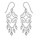 Sterling Silver Chandelier-style Dangle Earrings