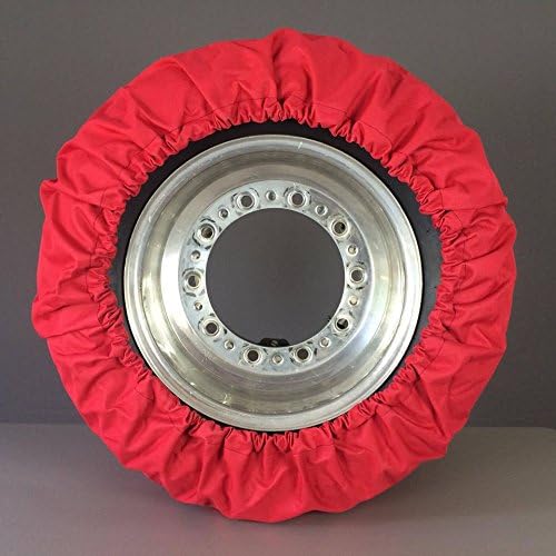 Realskins Tire Covers - Late Model (Red) - Set of 4
