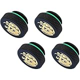 Bitspower G1/4" Stop Fitting, Matte Black, 4-Pack