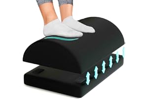 KMALL Foot Rest for Under Desk at Work, Footrest with Warm Feet Pocket, Adjustable Desk Footrest for Office Chair & Gaming Chair,Ergonomic Footrest Pillow Desk Foot Stool for Home to Relieve Back Knee Pain