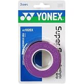 Yonex Overgrip Super GRAP 3 Pack - Tennis, Badminton, Squash - Choice of Colors