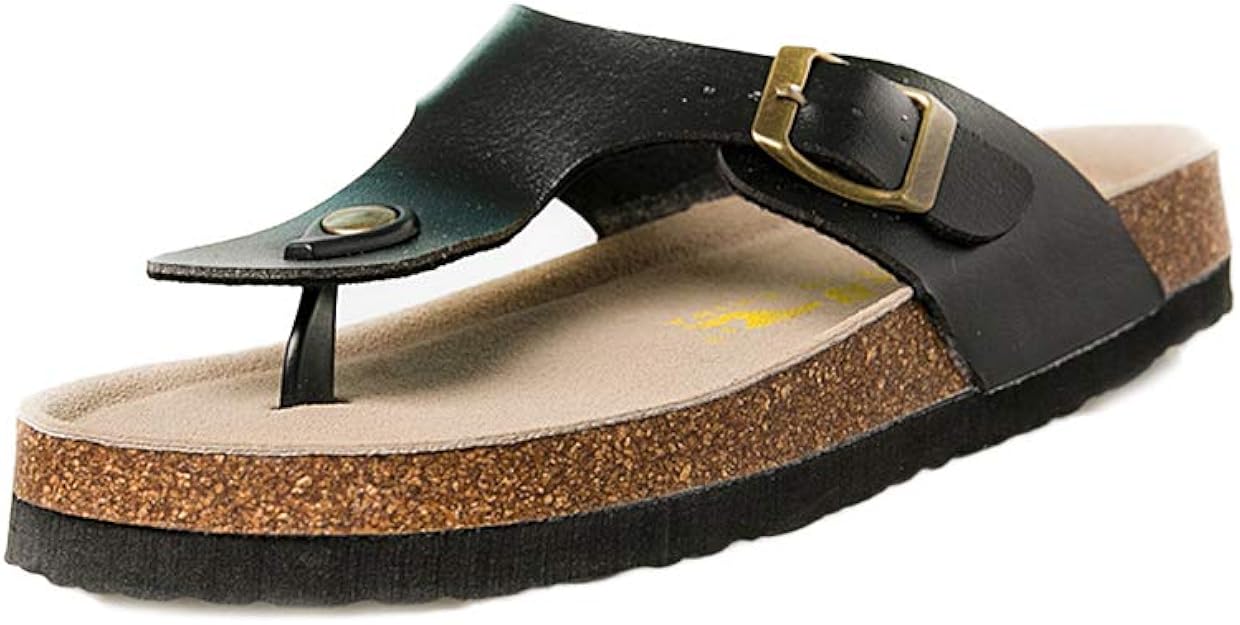 double strap glitter slides