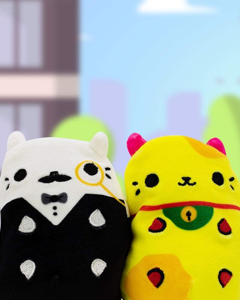 Cats vs Pickles Series 1: Skelecat and Festicat 2-Pack: Toys & Games