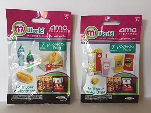 MiWorld AMC Theatres Accessory Sets ~ Bundle of 2