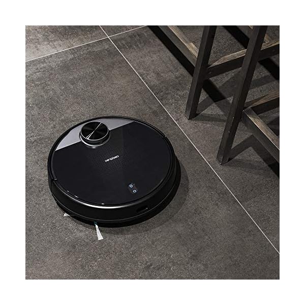 Cecotec Robot Aspirador Conga Serie 3790. Tecnología láser, friega, aspira  y Barre a la Vez. Negro – chollosdigital