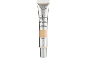 L'OREAL PARIS L’Oréal Paris Cosmetics True Match Eye Cream in a Concealer, 0.5% hyaluronic acid, Fair W1-2, 0.4 fl. oz.