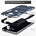 Lumia 650 Case - Terrapin Microsoft Lumia 650 Cover - Full Body Shock Resistant Armor Case - High-Tech Look - Dual Layer - Kickstand - Dark Blue
