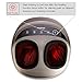 NURSAL Foot Massager Kneading Shiatsu Therapy Massage with Switchable Heat Function, Auto-off Timer and Removable Cover for Easy Washing – Grey