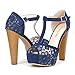 DREAM PAIRS LAURA Women's Peep Toe High Heel T-Strap Enjoyable Platform Pumps Sandals Shoes