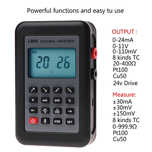 Feamos 4-20mA Signal Generator Simulator LB02 Calibrator Tester with Case Resistance Current Voltmeter Portable