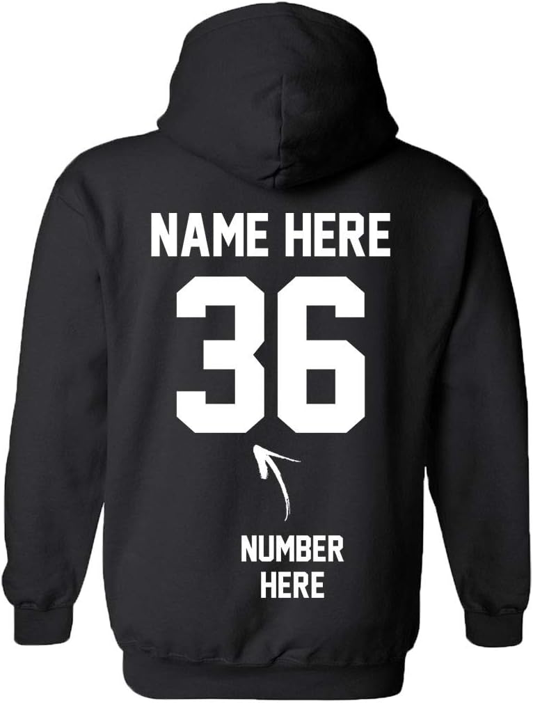 Customized VilleCustom 2 Sided Tshirts - Front & Back - Design Your Own T Shirt - Customized Tee Shirts
