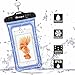 Waterproof Case, 3 Pack iOrange-E Clear Universal Waterproof Case, Transparent Dry Bag, Pouch, Snowproof Dirtproof for iPhone 6S Plus SE 5S, Samsung Galaxy S7 S6, Note 5, Nexus 6P - Blue, Green, Pink