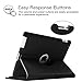 Fintie iPad 2/3/4 Case - 360 Degree Rotating Stand Smart Case Cover for Apple iPad with Retina Display (iPad 4th Generation), The New iPad 3 & iPad 2 (Automatic Wake/Sleep Feature) - Black