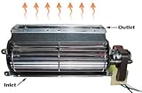 Tjernlund 950-3306 Quiet Fireplace Blower Replacement Fan Gas Insert, 10", 75 CFM