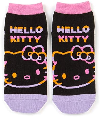 Amazon ハローキティ ソックス キャラクターソックス くるぶし ショート 靴下 ブラック レディース ソックス 通販