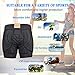BenKen 3D Padded Short Protective Hip Butt EVA Paded Short Pants Protective Gear for Snowboard Skating Skiing Protection Drop Resistance