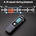 Digital Voice Recorder, Anglink 8GB Sound Audio Recorder Voice Activated Recorder Dictaphone with MP3 Player, Double Noise Reduction Microphone and LCD Screen