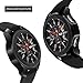 Goton Compatible Samsung Galaxy Watch 46mm Case 2018 (for SM-R805 and SM-R800 and Gear S3 Frontier SM-R760), (2 Packs) Soft TPU Smart Shockproof Case Cover Bumper Protector (Black and Black, 46mm)