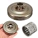 Drum Chain Sprocket 7T Clutch Cover for Husqvarna 340 345 350 445 445E 450 450E