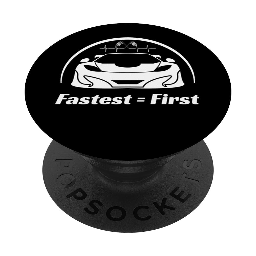 Motor Racing s Motor Race State s 'Fastest Equals First' PopSockets Swappable PopGrip