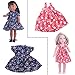 ZWSISU 10PCS Doll Clothes fits 14 inch 14.5inch Doll American Girl Wellie Wishers Dolls