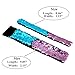 Mermaid Bracelet for Birthday Party Favors Christmas Gifts, Two-color Decorative Reversible Charm Sequins Slap Wristband Bracelet for Kids,Girls,Boys,Women (A(2 Pack), Blue-Pink)