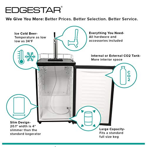 1 EdgeStar+KC2000+Full+Kegerator+Cooler