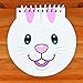 Kicko Bunny Face Spiral Notepad - Pack of 12 Blank Composition Mini Notebooks for Students and Professionals - Journal, Diary, Homeworks, Scratches, Gift Idea, Party Favors and Easter Treasure Chest Filler