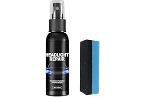 ihreesy Car Headlight Repair Polish,50ML Headlamp Repair Fluid Liquid Kit UV Protection Headlight Cleaner Coating Renovation 