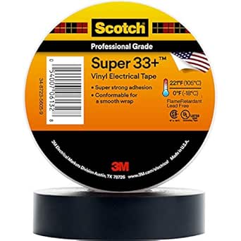 3M COMPANY SUPER 33 PLUS Electrical Tape, 3/4-Inch x 44-Feet