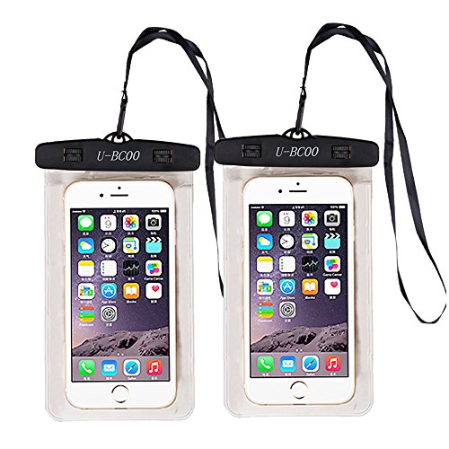U-BCOO New Pvc Waterproof Case For Kayaking / Ski / Gliding / Boating / Surfing, For Iphone8 / 8 Plus / 7/7 Plus / Galaxy / Google Pixel / Lg / Htc(black)