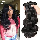 Peruvian Body Wave Virgin Hair Bobofun Peruvian Human Hair Body Wave Bundles 8A Grade 100% Unprocessed Hair Extensions Natural Color Mix Length