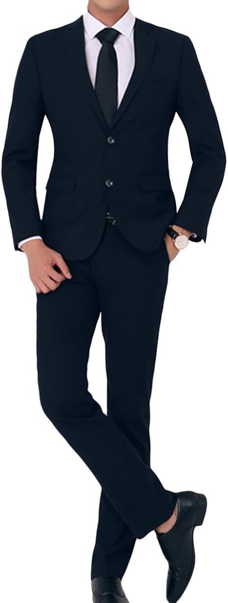 Amazon Co Jp Victory Man ビクトリー メンズ スーツセット メンズ ビジネススーツ １つボダン ジャケット 上下セットスーツ スリム 光沢あり立体裁断 紳士服 就職 結婚式 入社式 ポリエステル 服 ファッション小物