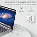 Onforu 61W USB C Power Adapter, Power Delivery Fast Wall Charger, Compatible with MacBook Pro 13-in 2016, 2017, 2018, UL Listed. (6.6ft USB C-C Cable Included)