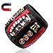 Azerogo Magnetic Wristband with 15 Strong Magnets for Holding Screws, Nails, Drill Bits - Best Unique Tool Gift for DIY Handyman, Father/Dad, Husband, Boyfriend, Men, Women (Black)