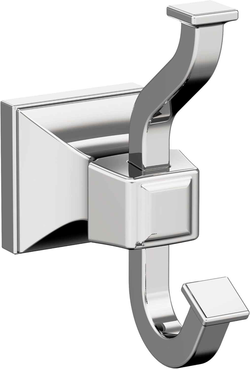 Amerock | Single Robe Hook | Chrome | Mulholland | Towel Hook | Bath Hardware | Bathroom Accessories
